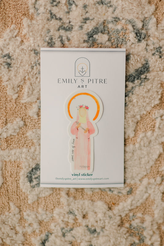 St. Rose of Lima Sticker