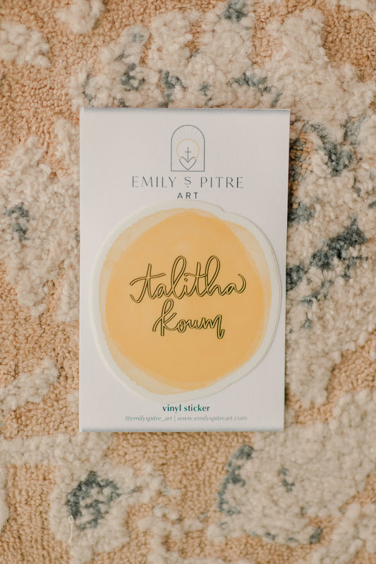 Talitha Koum Sticker