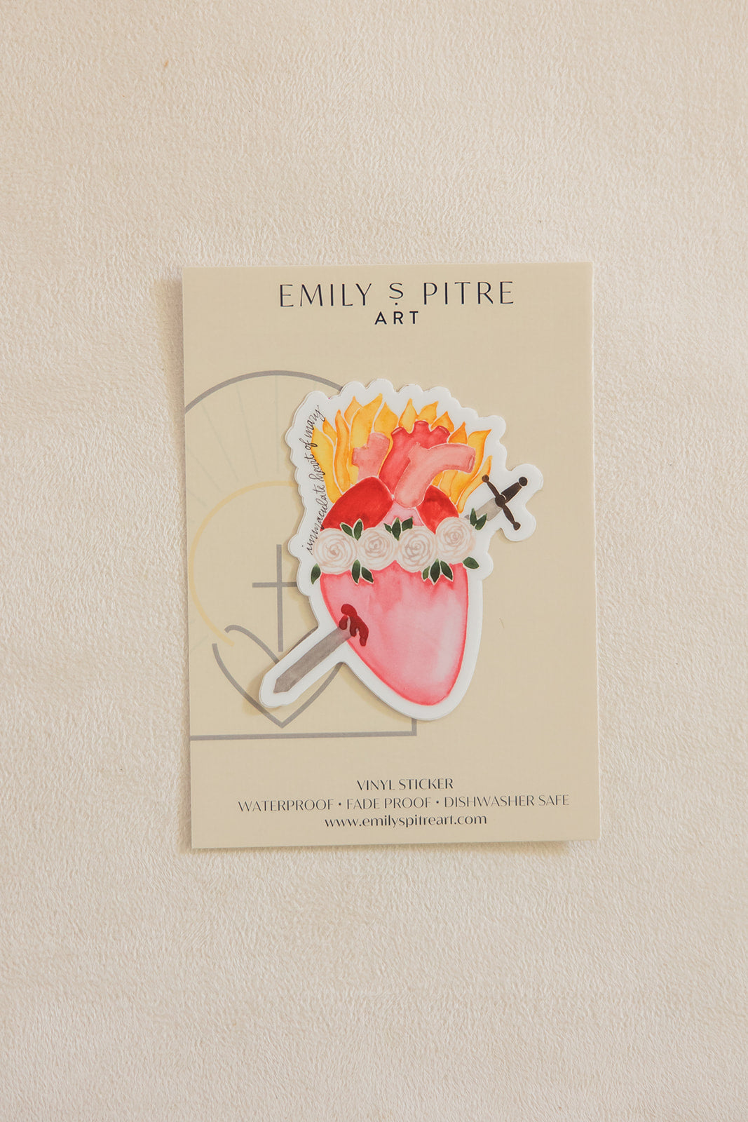 Immaculate Heart of Mary Sticker