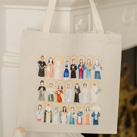 Female Saint Canvas Bag