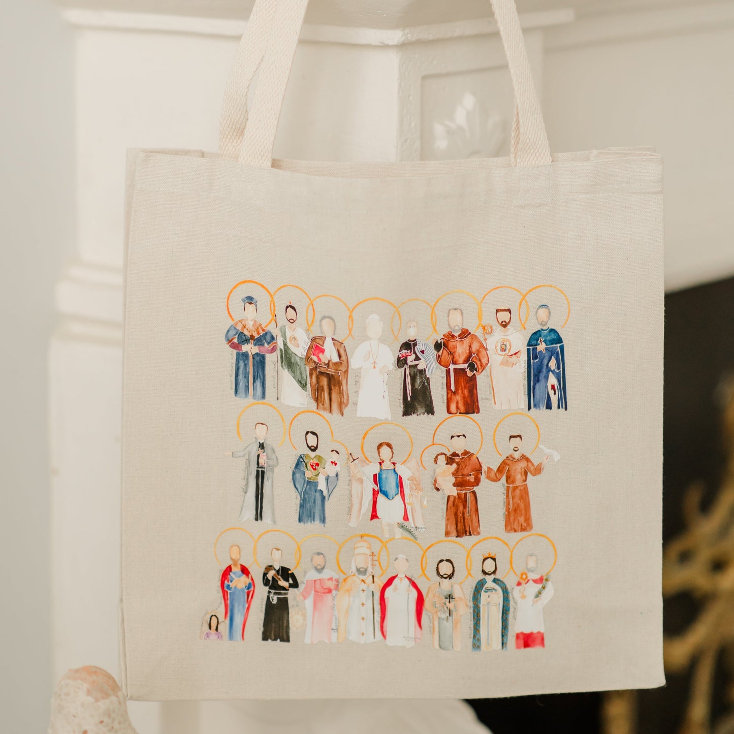 Male Saint Canvas Bag