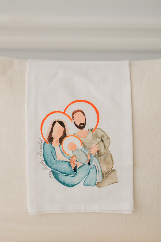 Holy Family Tea Towel