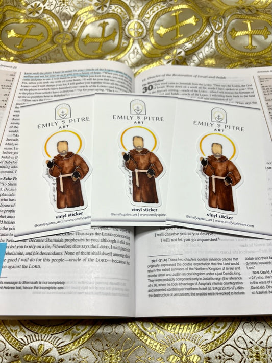 St. Pio Pietrelcina Sticker