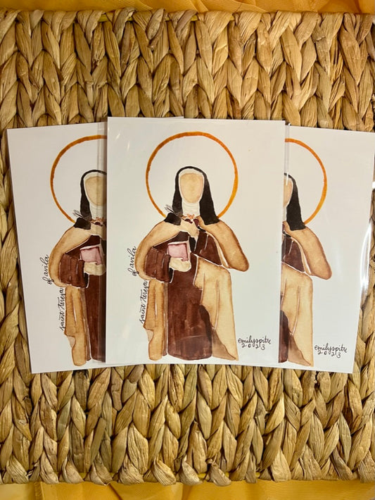 St. Teresa of Avila - 5x7 Print