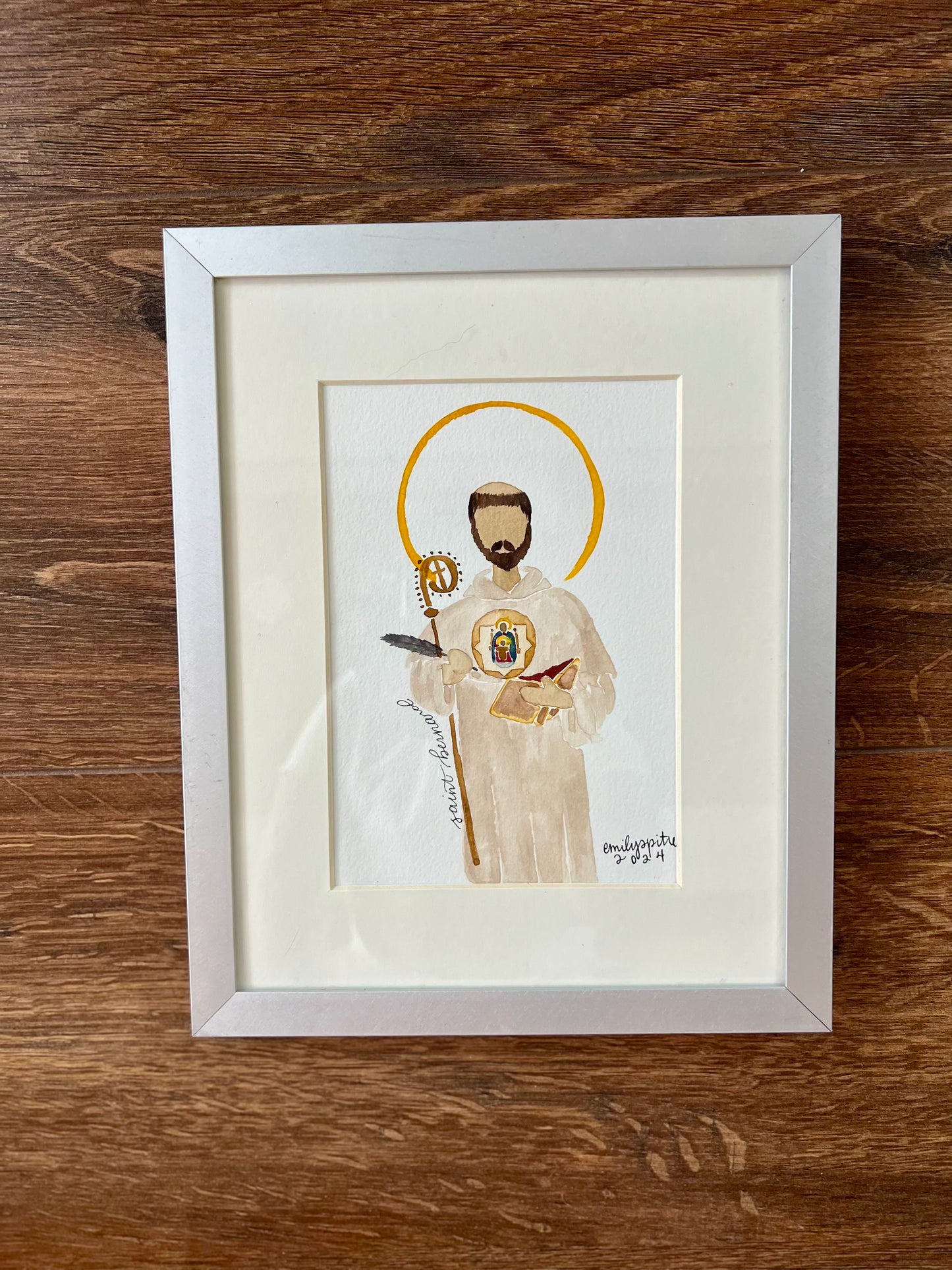 Original Framed St. Bernard