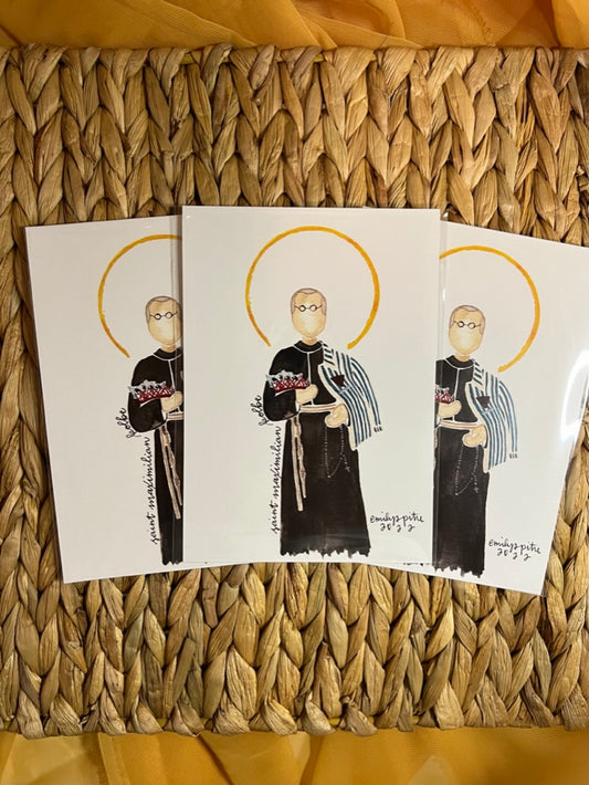 St. Maximillian Kolbe - 5x7 Print