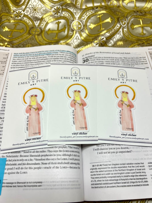 St. Rose of Lima Sticker