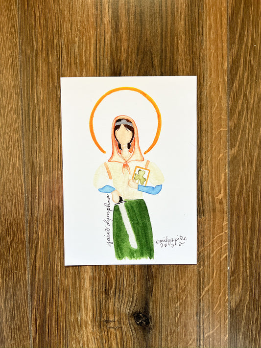 St. Dymphna - 5x7 Print