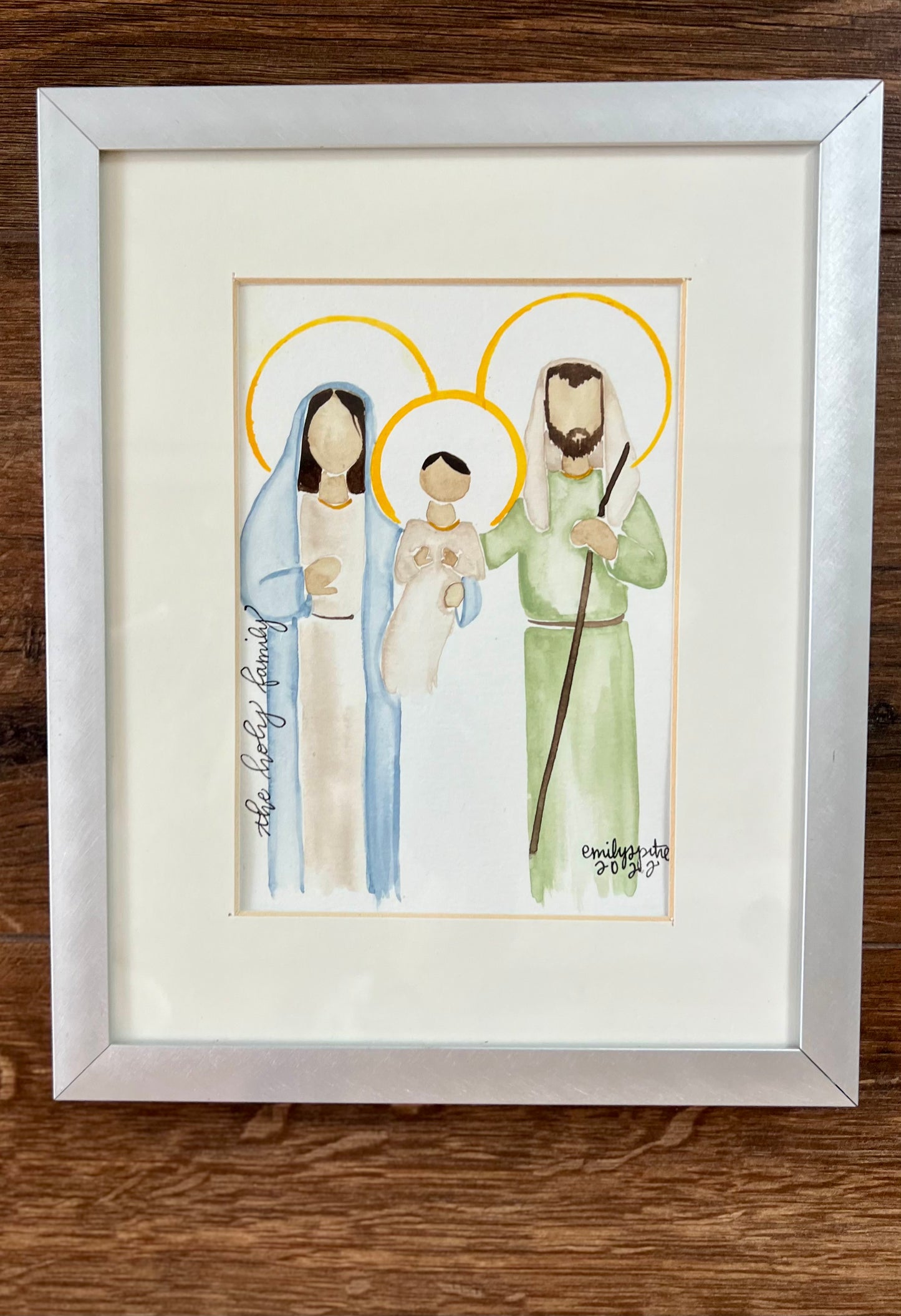 Original Framed Holy Family