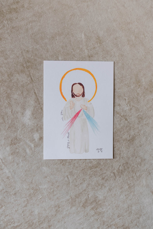 Divine Mercy - 5x7 Print