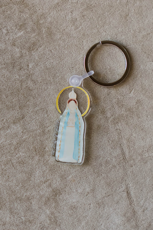 Our Lady of Fatima Keychain