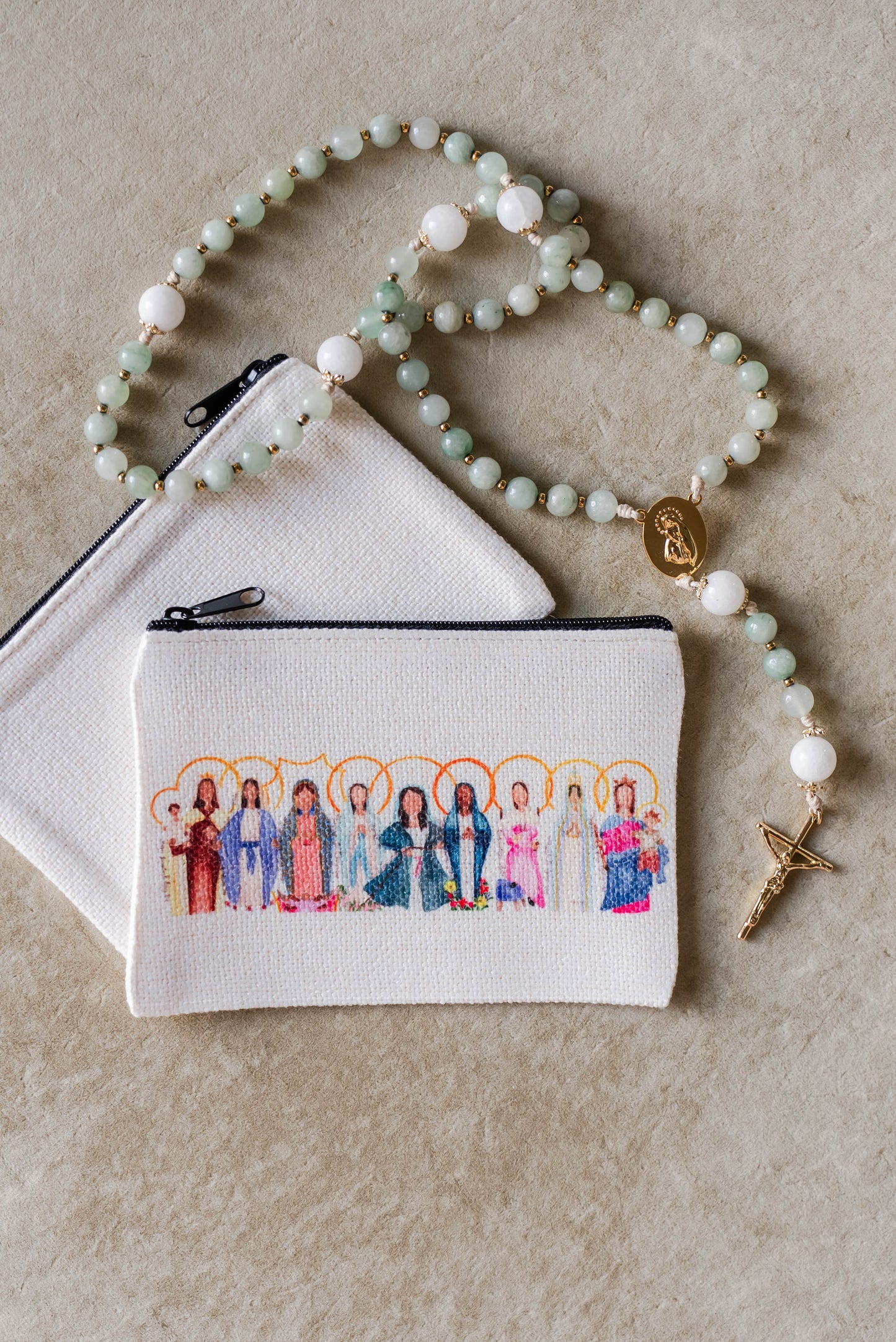 Many Mary Zipper Pouch