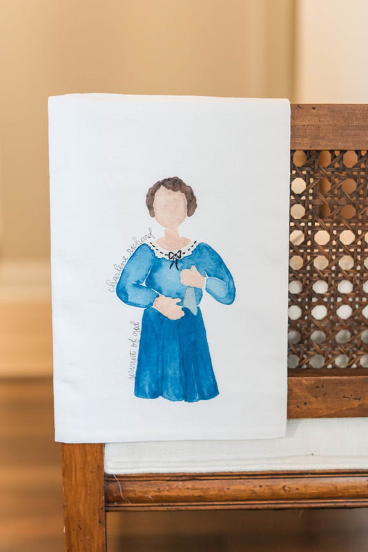 Servant of God Charlene Richard Tea Towel