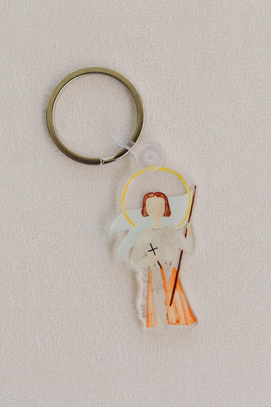 St. Joan of Arc Keychain