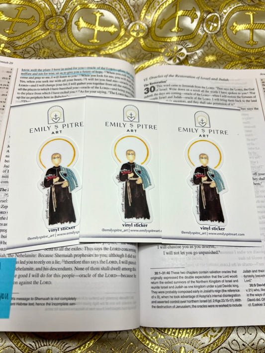 St. Maximillian Kolbe Sticker