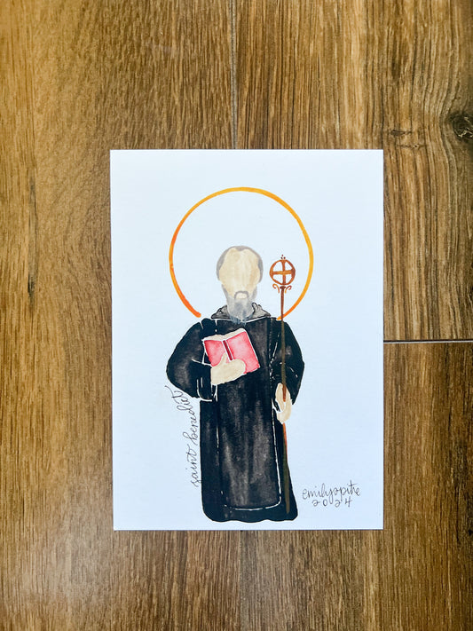 St. Benedict - 5x7 Print