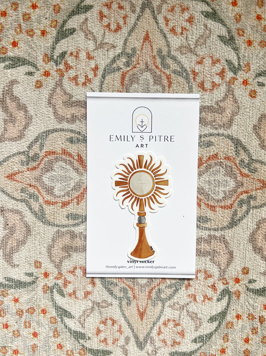 Monstrance Sticker