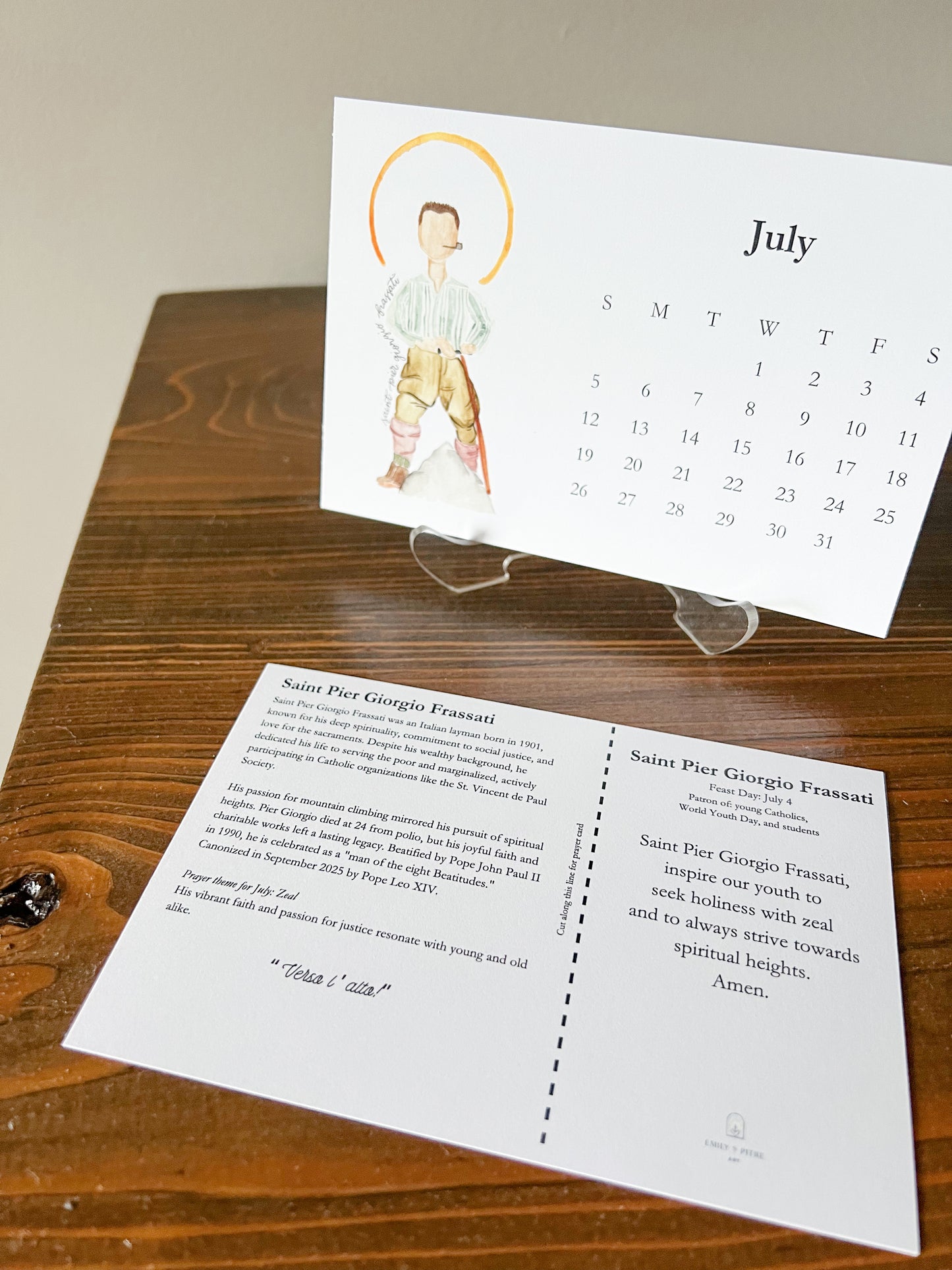 Pre-Order 2026 Prayer Card Calendar