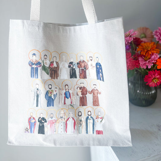 Male Saint Canvas Bag