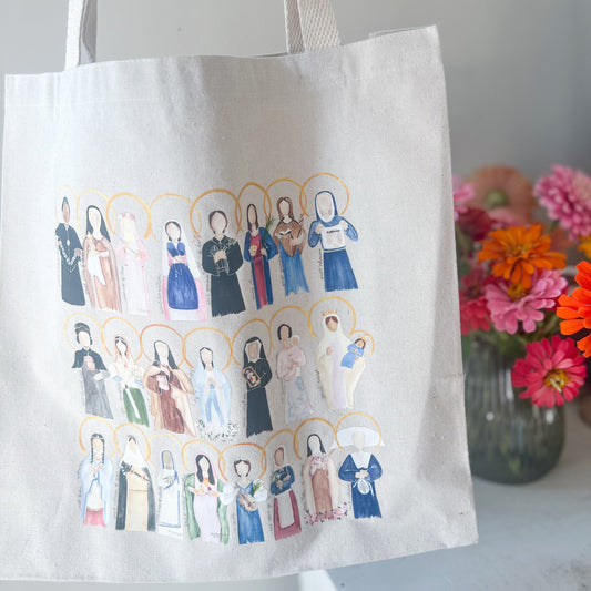 Female Saint Canvas Bag