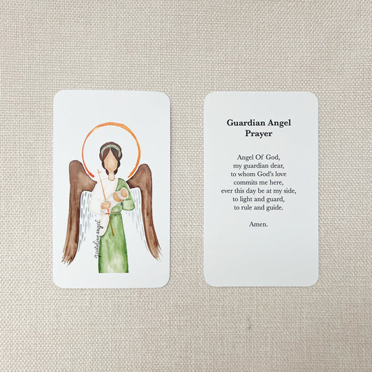 Guardian Angel Prayer Card