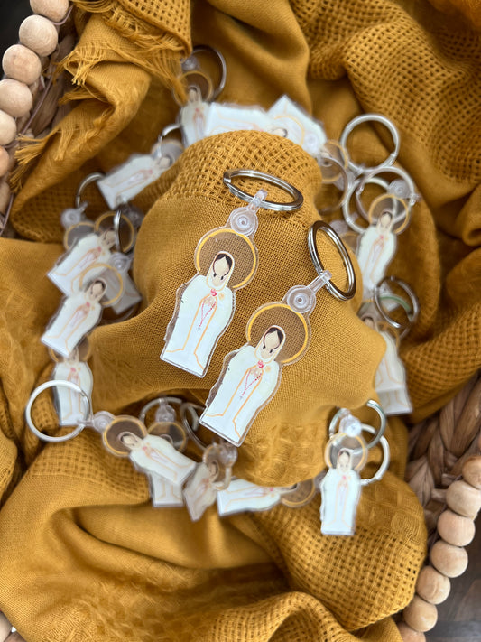 Maria Rosa Mystica Keychains