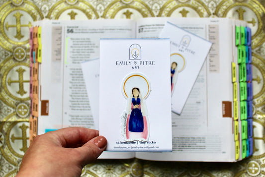 St. Bernadette Sticker