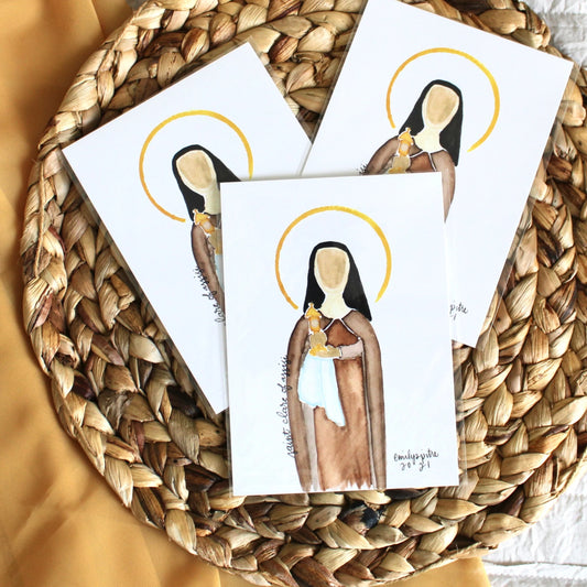 St. Clare of Assisi - 5x7 Print