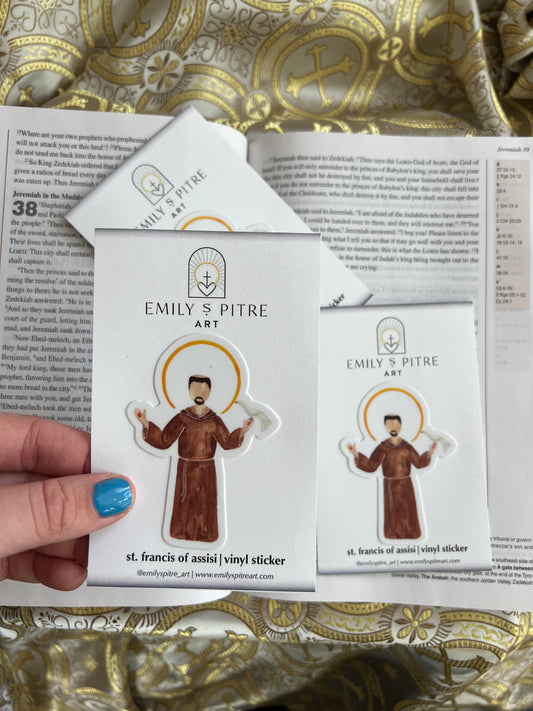 St. Francis of Assisi Sticker