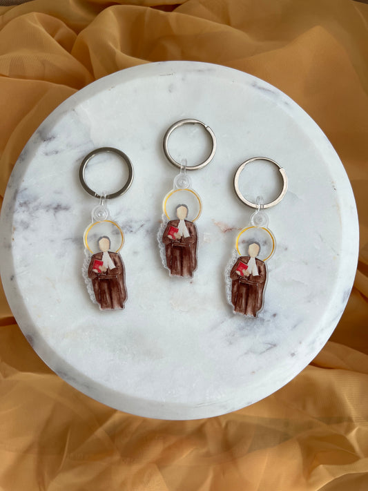 St. John Baptist de la Salle Keychain