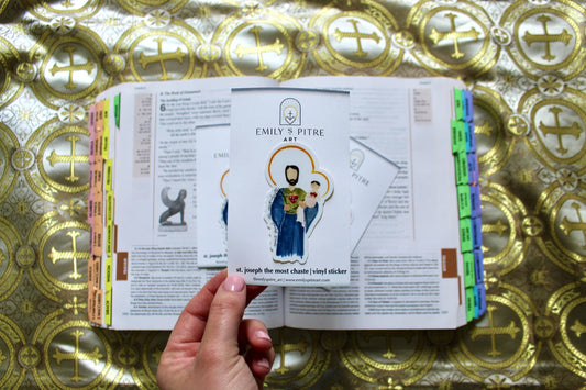 St. Joseph the Most Chaste Sticker